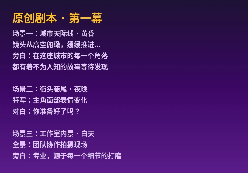 亚洲视频原创剧本创作预览